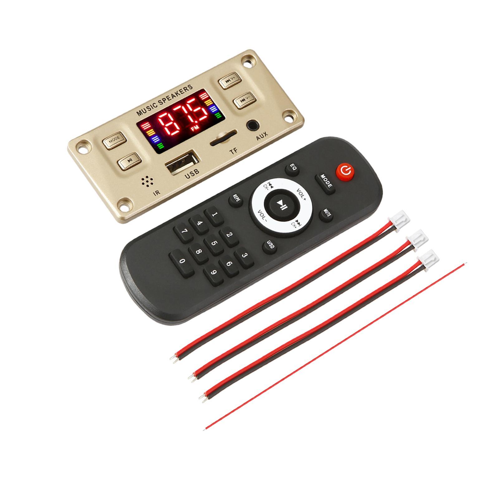 Board 2*50W Support TF/USB DC 8V-24V Car Radio for Car