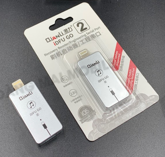 Đầu USB chạy phần mềm, đổi thông tin ổ cứng dành cho iPhone, iPad tự đưa máy về chế độ recovery không cần bấm nút QIANLI-iDFU GO 2