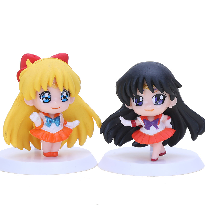 Bộ 06 Mô Hình Thủy Thủ Mặt Trăng Sailor Moon - Mẫu 6