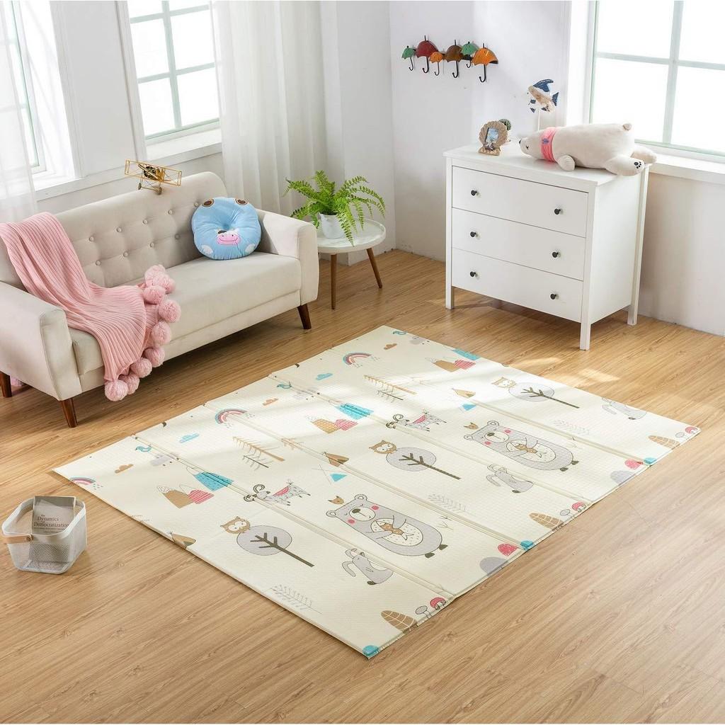 Thảm xốp hai mặt gấp gọn cho bé size 1m8x2m