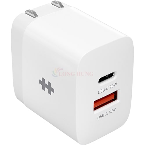 Cốc sạc HyperJuice 20W Charger Small Size 1USB 1Type-C HJ205 - Hàng chính hãng