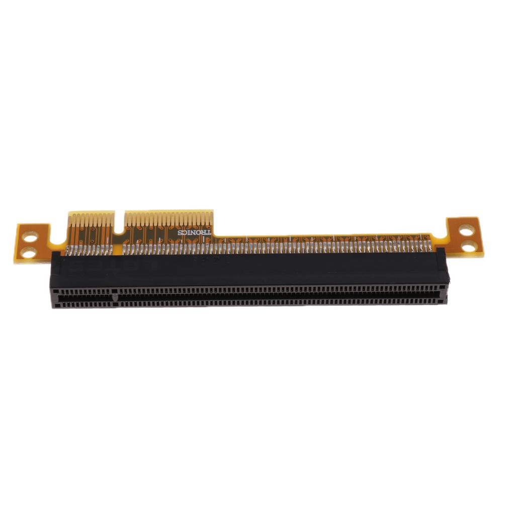 1Piece PCI-E PCI-Express 4X to 16X Riser Extension Card Graphic Card Slot Converter