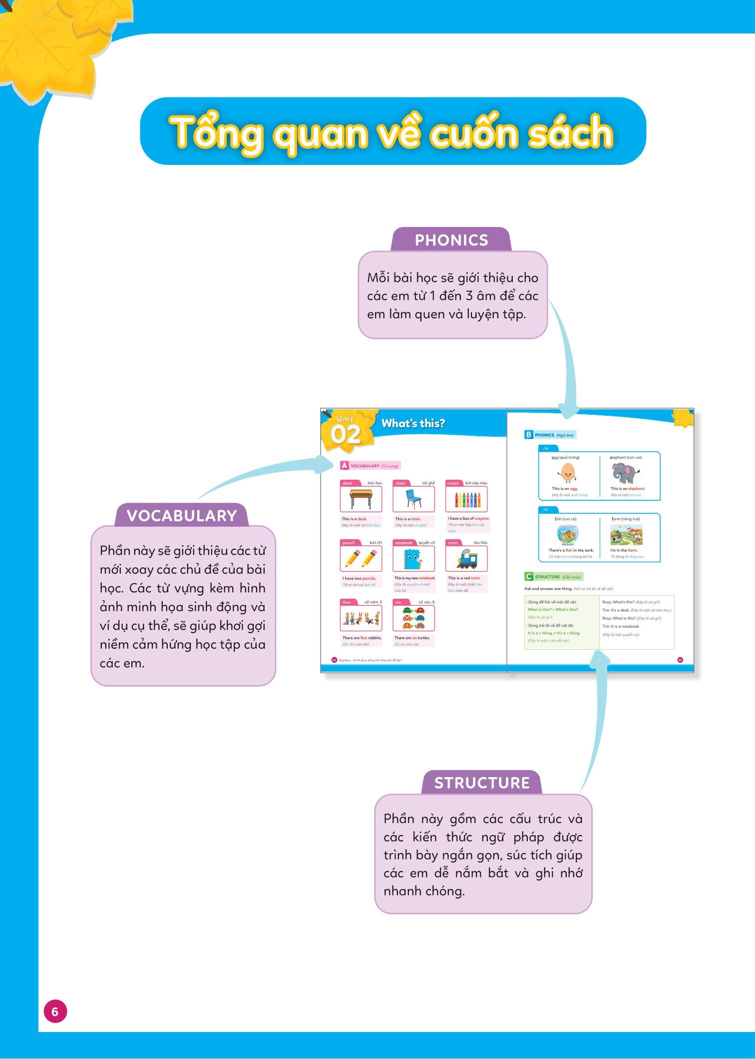 Big Hero - Chinh Phục Tiếng Anh Theo Chủ Đề Lớp 1