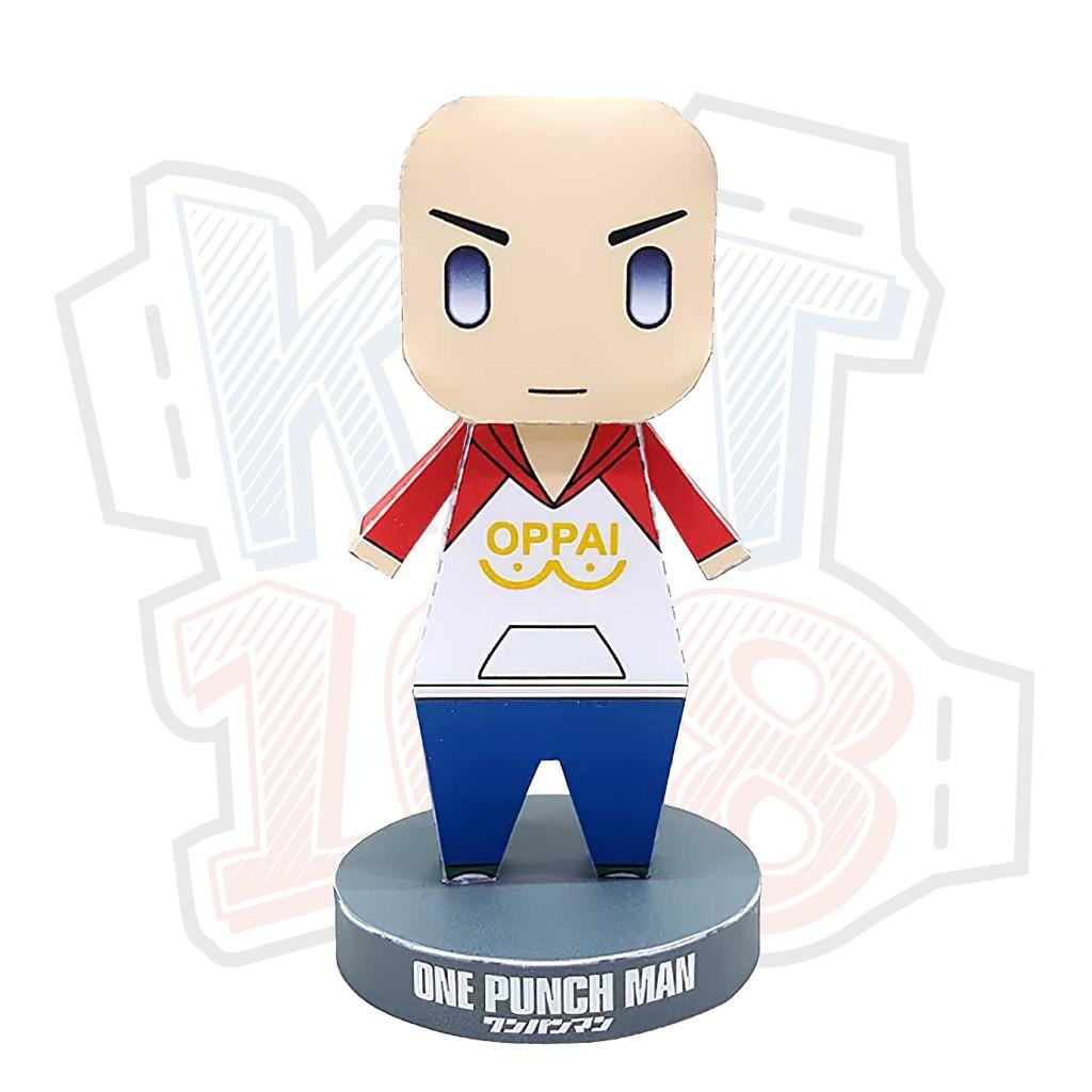 Mô hình giấy Anime Chibi Saitama OPPAI Hoodie - One-Punch Man