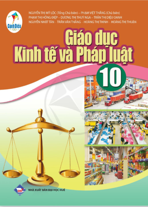 Combo sách giáo khoa và chuyên đề học tập môn Giáo dục kinh tế và pháp luật lớp 10 (Bộ sách Cánh Diều)