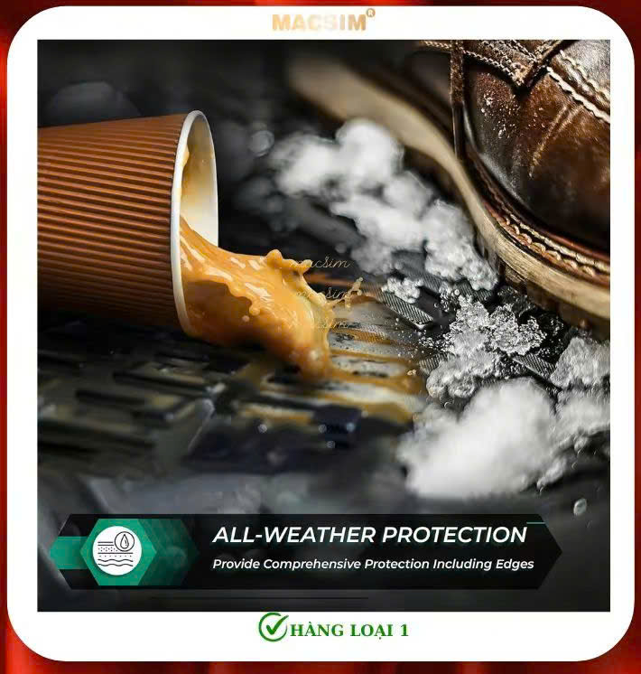 Thảm lót sàn ô tô nhựa TPU silicon Land Rover Range Rover Evoque (L538) 2011-2018 Nhãn hiệu Macsim