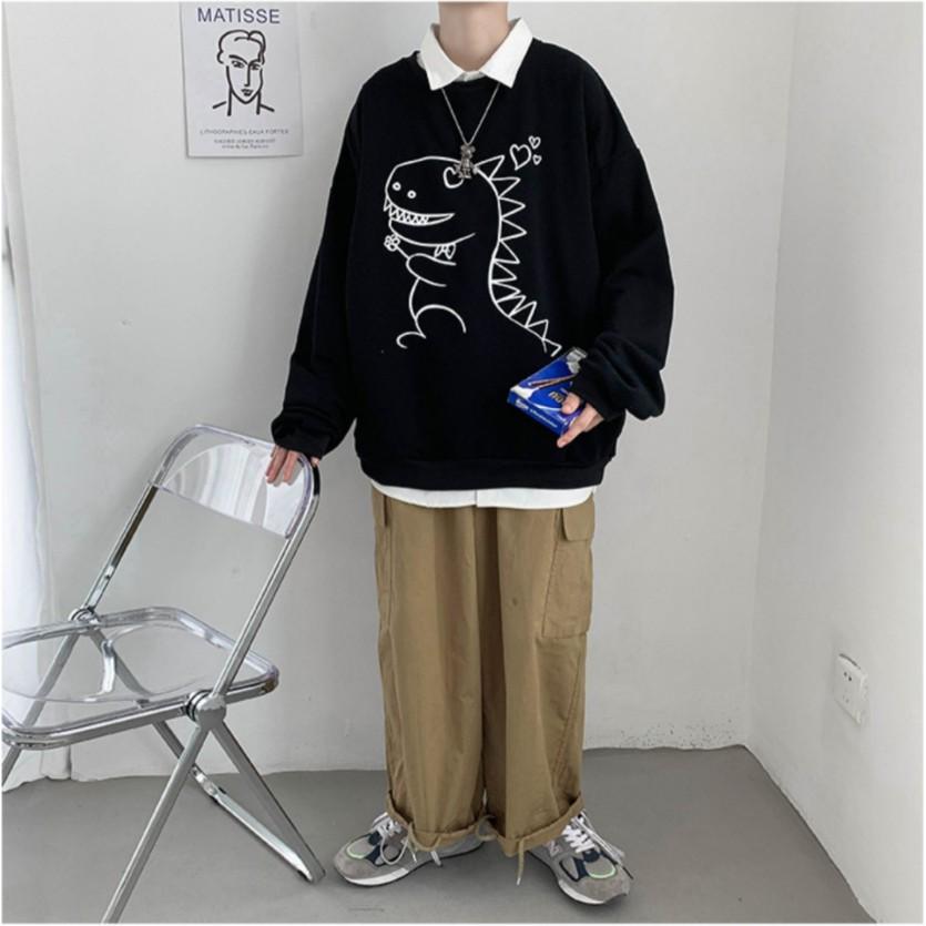 { Hàng Thu Đông } Áo Khủng Long Nỷ Ngoại Siêu Kute Fom Unisex Kiểu dáng Hàn Quốc Mã KL996