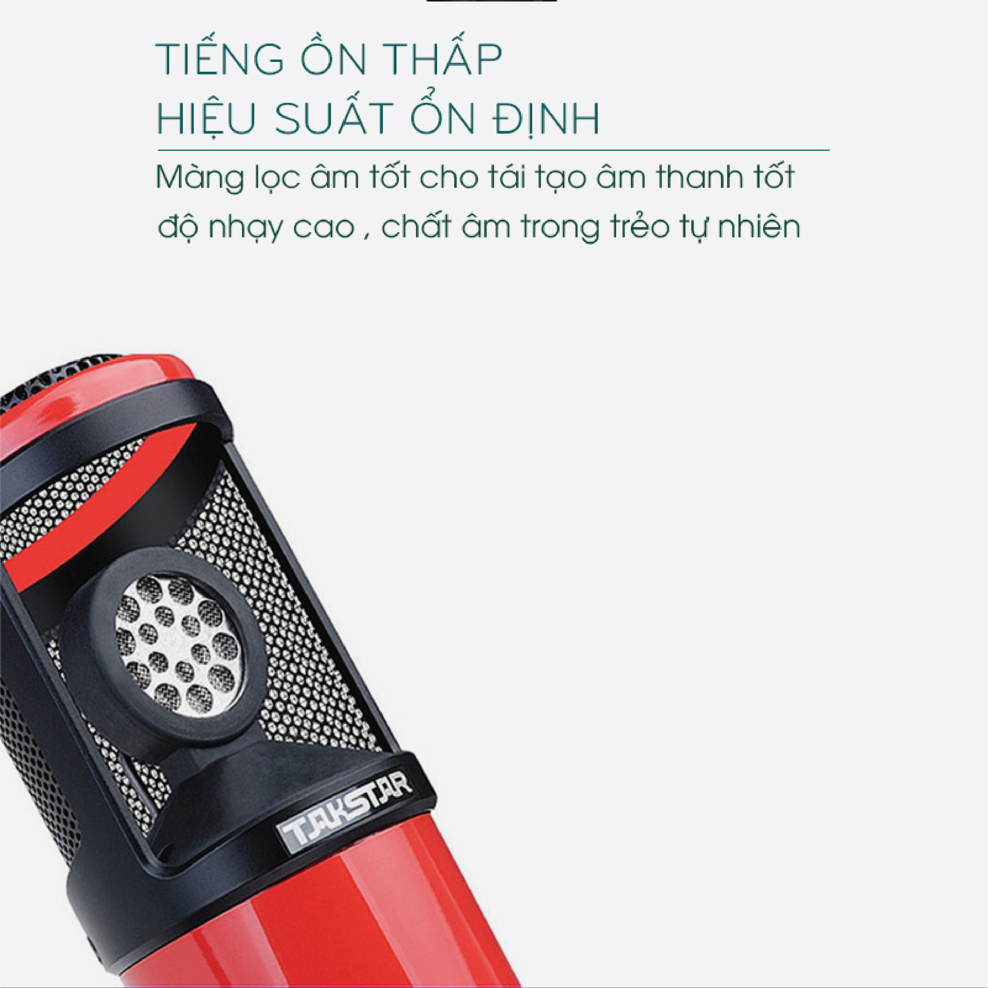 Mic thu âm Takstar PC-K320 [HÀNG CHÍNH HÃNG] - Micro hát karaoke - Mic livestream PC K320 - Mic PC K320 Takstar