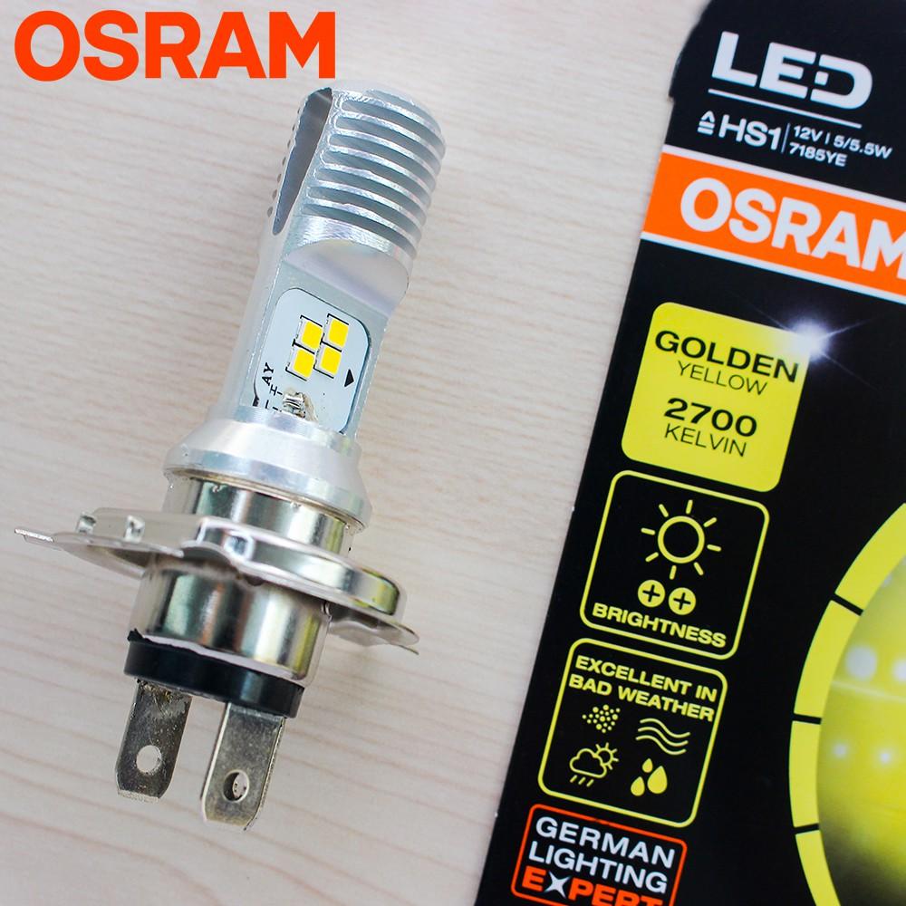 Bóng đèn LED OSRAM HS1 xe Air Blade, Wave RS tăng sáng, phá sương (7185YE) - Hàng chính hãng