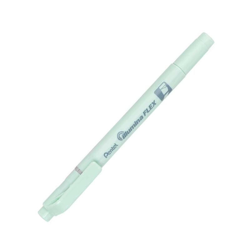 Bút Dạ Quang 2 Đầu Pastel Pentel-SLW11P-K - Pastel Green - Xanh Lá