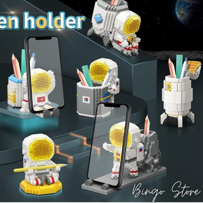 MÔ HÌNH LẮP RÁP HỘP BÚT GIÁ ĐỠ ĐIỆN THOẠI HÌNH PHI HÀNH GIA KÈM ĐÈN LED 828 CHI TIẾT