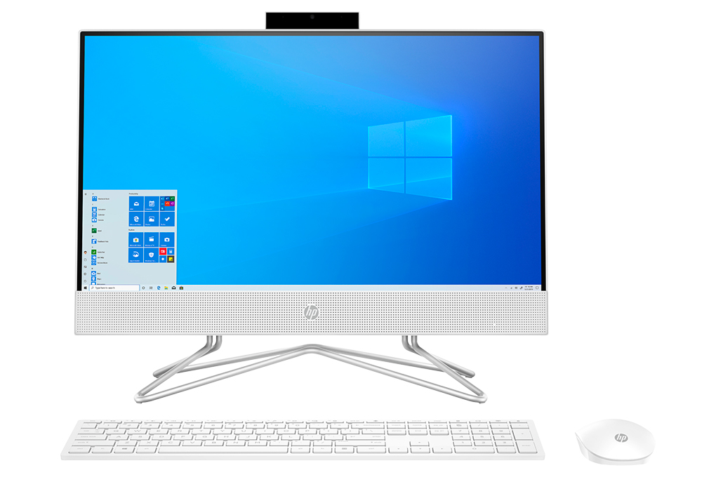 HP AIO 22 df1020d i5 1135G7/4GB/512GB/21.5&quot;F/WLKB/WLMouse/Win10/(4B6D8PA)/Trắng - Hàng chính hãng