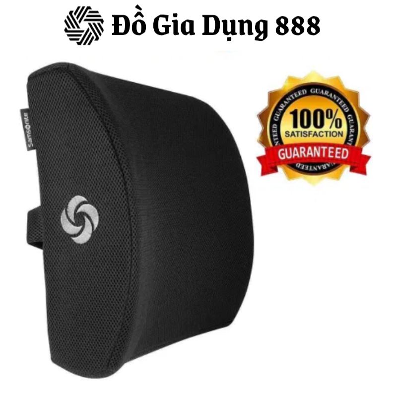 Gối Tựa Lưng Ngồi Ô Tô Samsonite, Giúp Giảm Đau Mỏi Lưng Khi Lái Xe Đường Dài, Nhập Đức