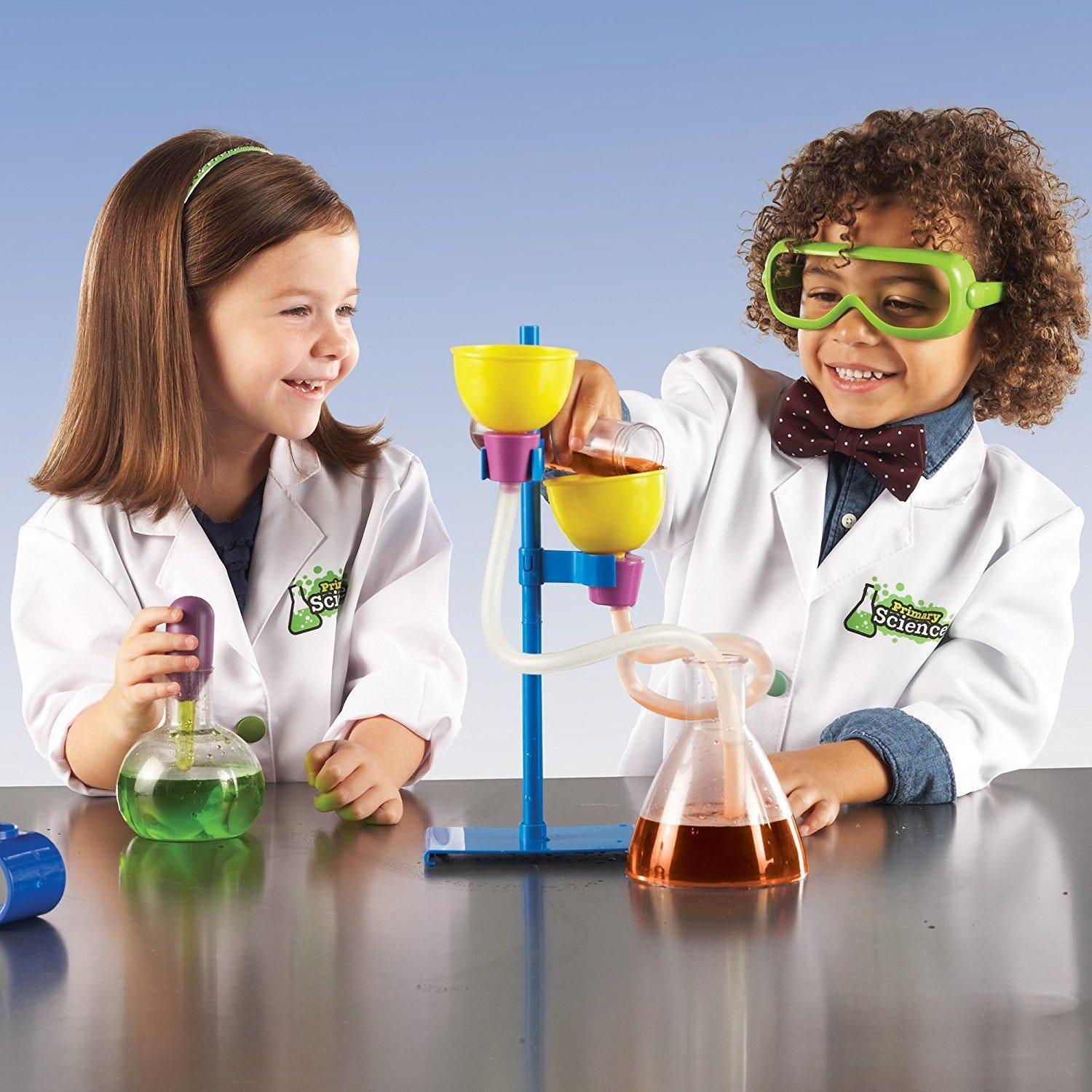 Learning Resources Bộ dụng cụ thí nghiệm khoa học cao cấp dành cho trẻ em - Primary Science Deluxe Lab Set