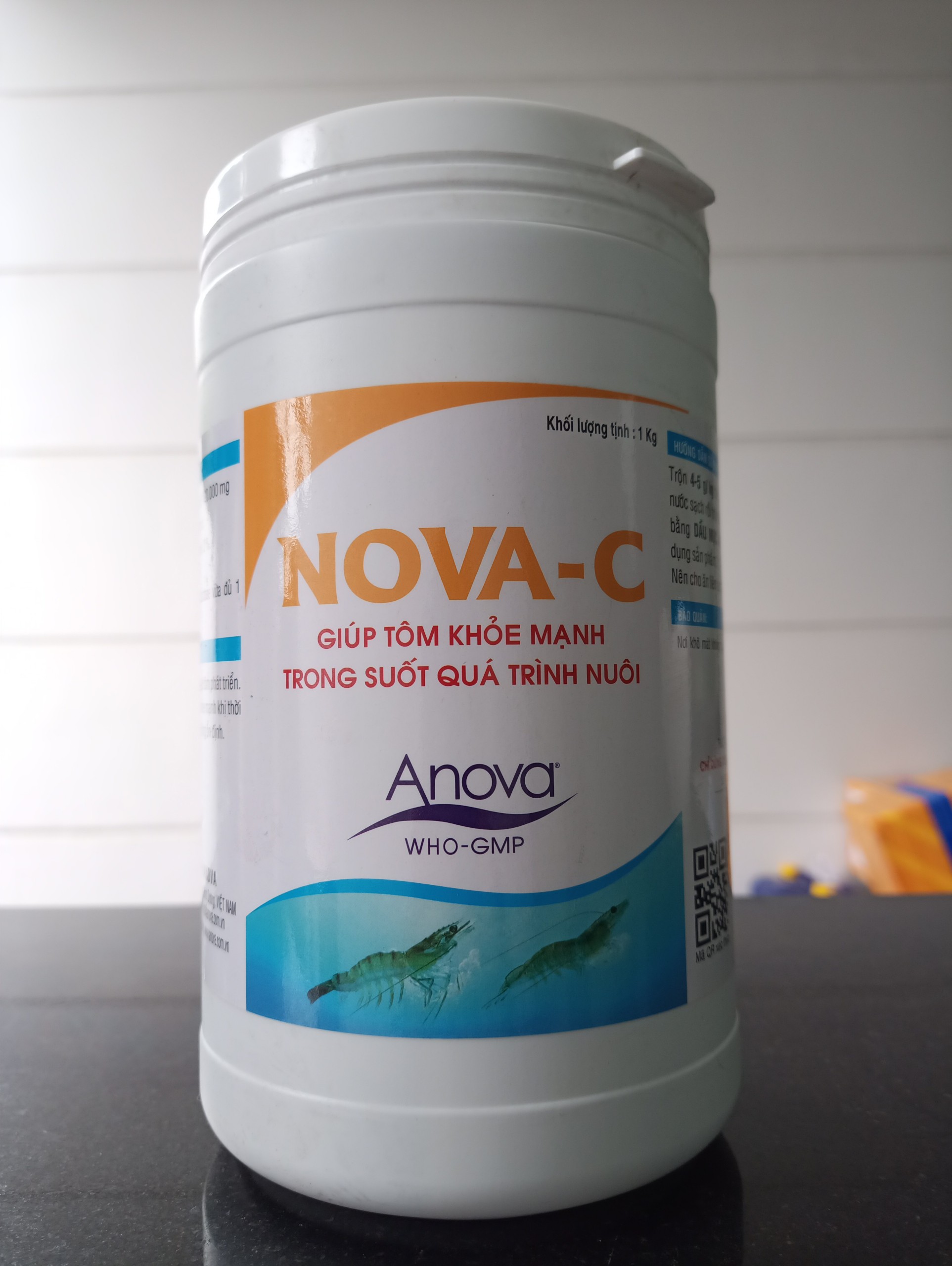 Nova C cho tôm (Anova Nova C) bổ sung khoáng giúp tôm khỏe mạnh, tăng sức đề kháng