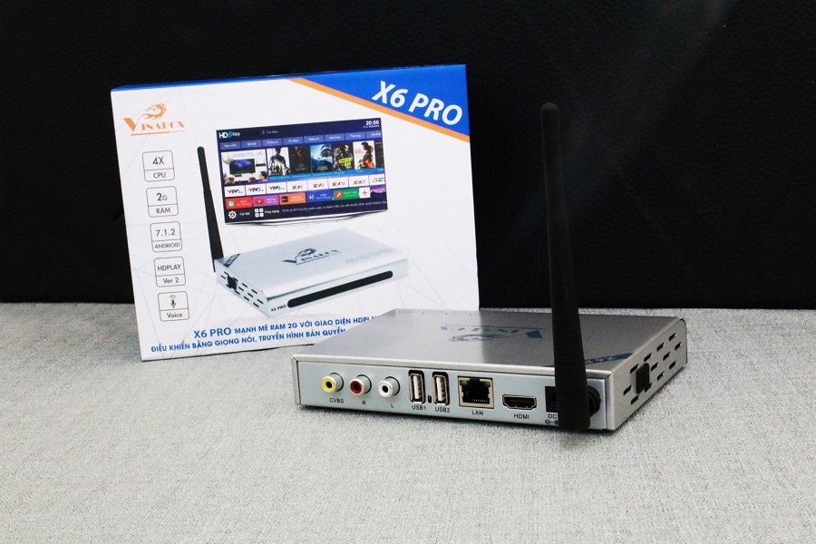 VINABOX X6 PRO - RAM 2GB - CHÍNH HÃNG, VINABOX MỚI NHẤT 2020