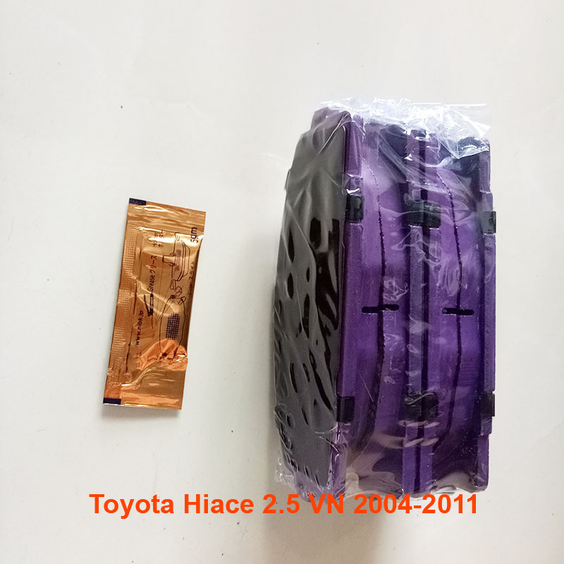 Má phanh trước, bố thắng trước PN1516 dùng cho Toyota Hiace 2.5 Việt Nam máy dầu 2004, 2005, 2006, 2007, 2008, 2009, 2010, 2011 04465-26420