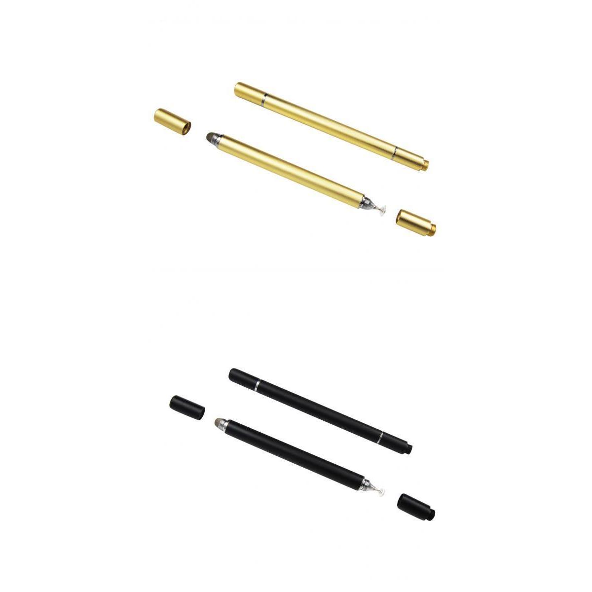 2Pcs 2 in 1 Universal Touch Screen Stylus Pen For iPhone iPad Tablet Phone