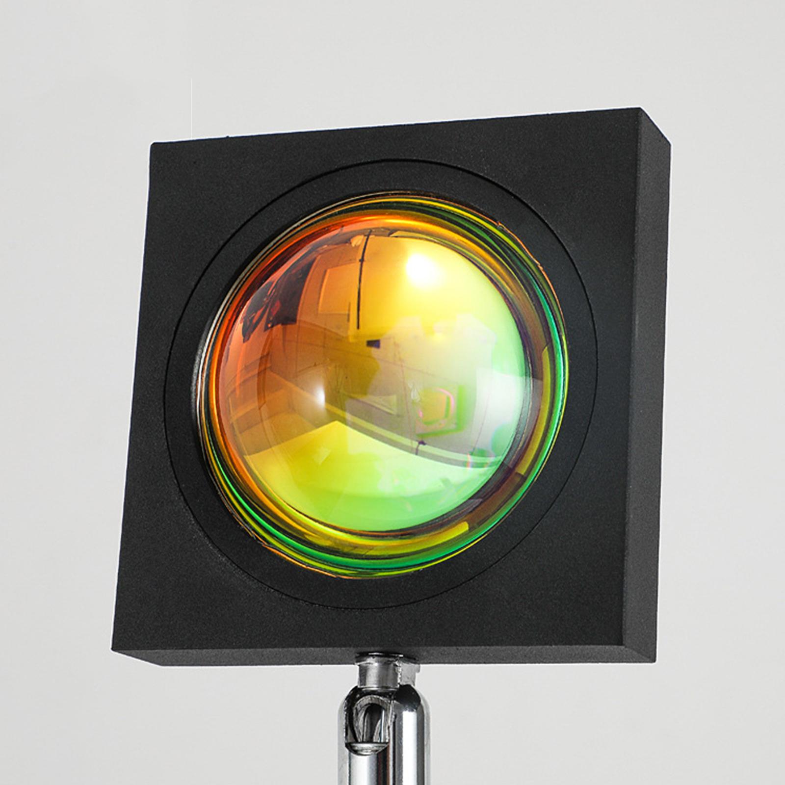 LED Rainbow Projector Atmosphere Night Light Lamp Wall Decor