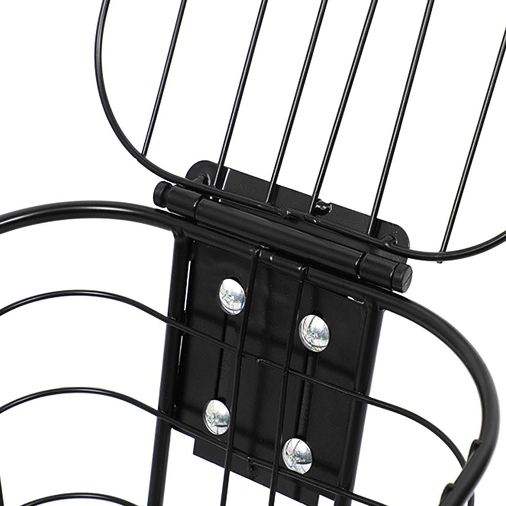 E-Bike Basket Scooter Front Basket Holder Anti-Rust Steel Bicycle Basket Cycling Front Basket for Ninebot Scooter