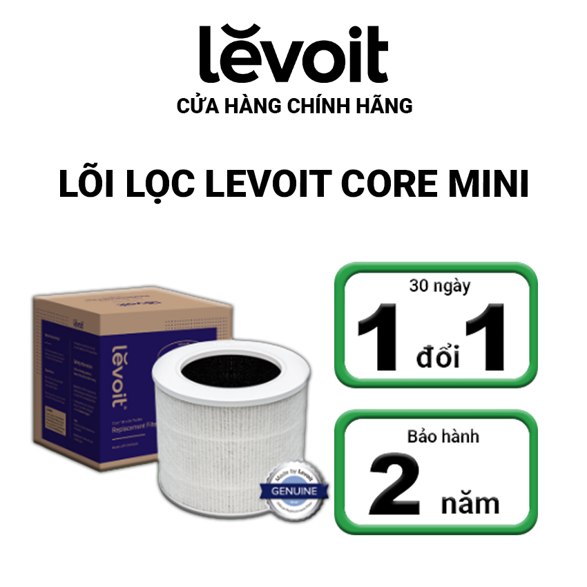 Lõi Lọc Diệt Khuẩn Cho Máy Lọc Levoit core mini | Hàng Chính Hãng