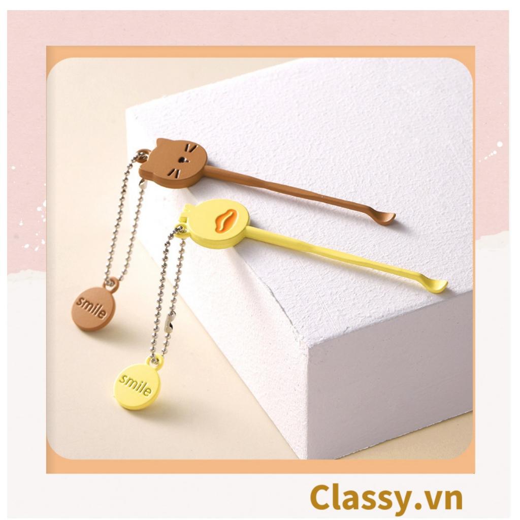 Cây ngoáy tai mini Classy, đính kèm móc khóa con vật cute ngộ nghĩnh PK1322