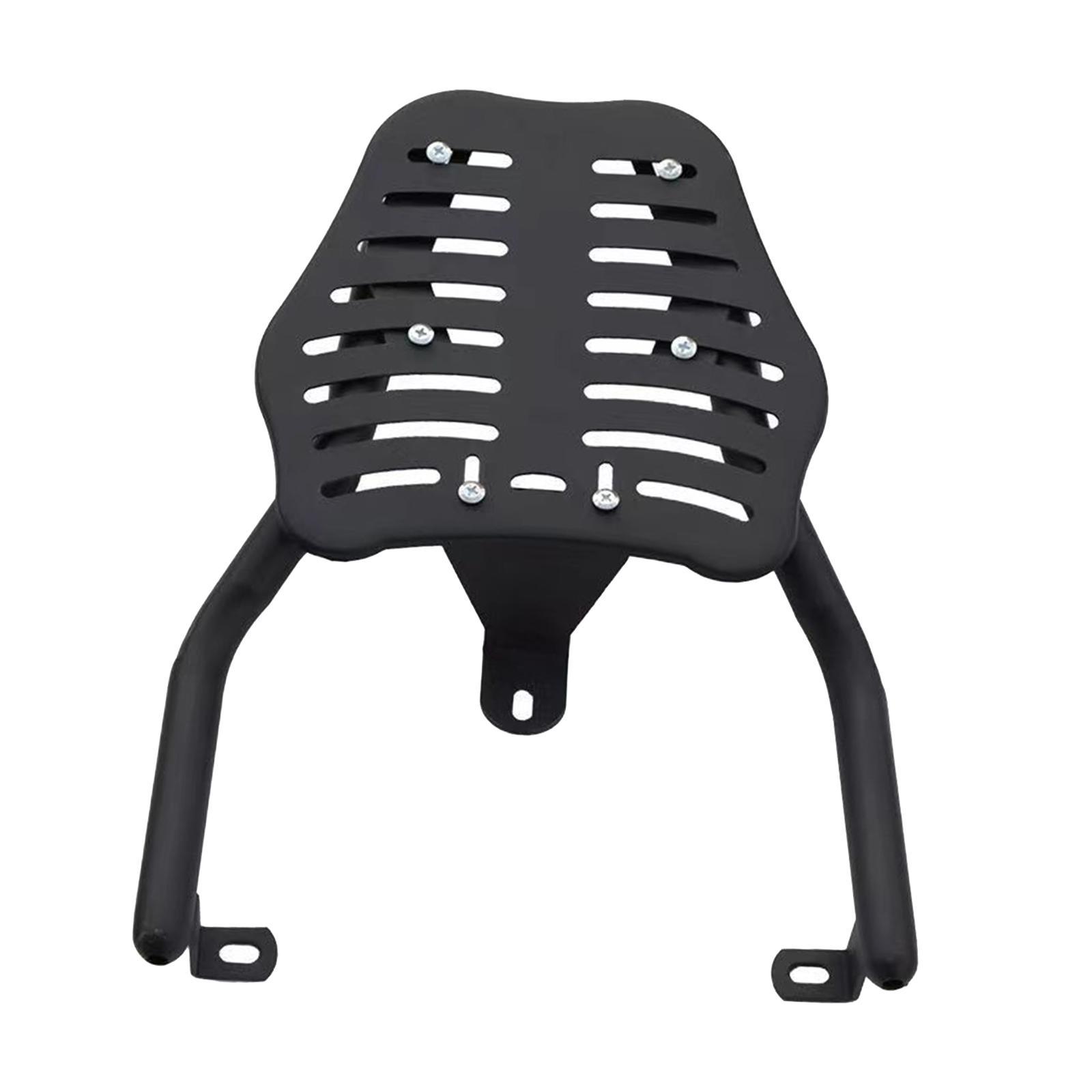 Rear Luggage Rack Carrier Iron Accessory Motorcycle Holder Seat Luggage Rack