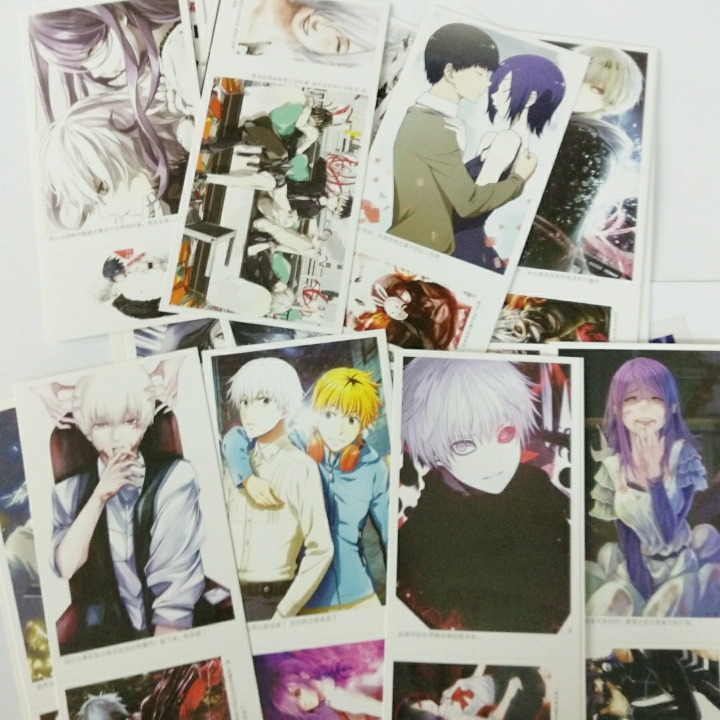 Bộ share postcard Tokyo Ghoul 3 in 1 188 tấm