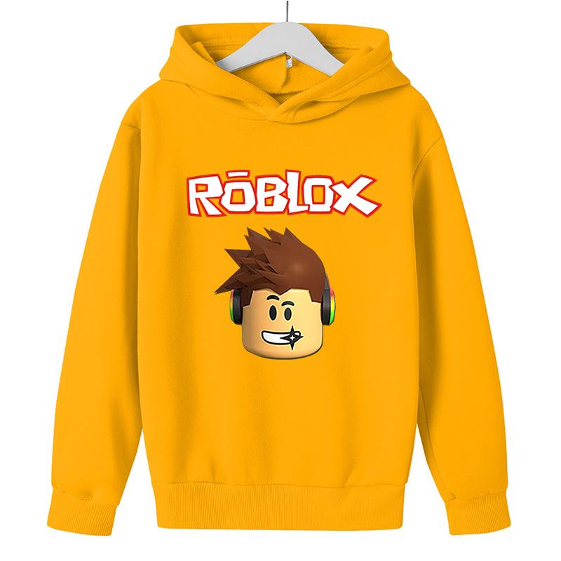 Hoạt Hình Áo Hoodie Robloxing Bé Gái Tay Dài Chạy Bộ Bé Trai Game Áo Áo Trẻ Em Quần Áo Trẻ Em Giày Thoáng Mát Phối 4 14 Năm