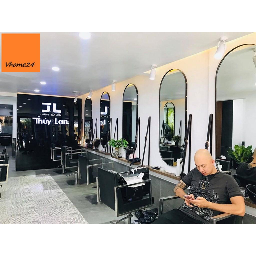 GƯƠNG TREO TƯỜNG DECOR CON NHỘNG VIỀN DA BÒ GTR099MH
