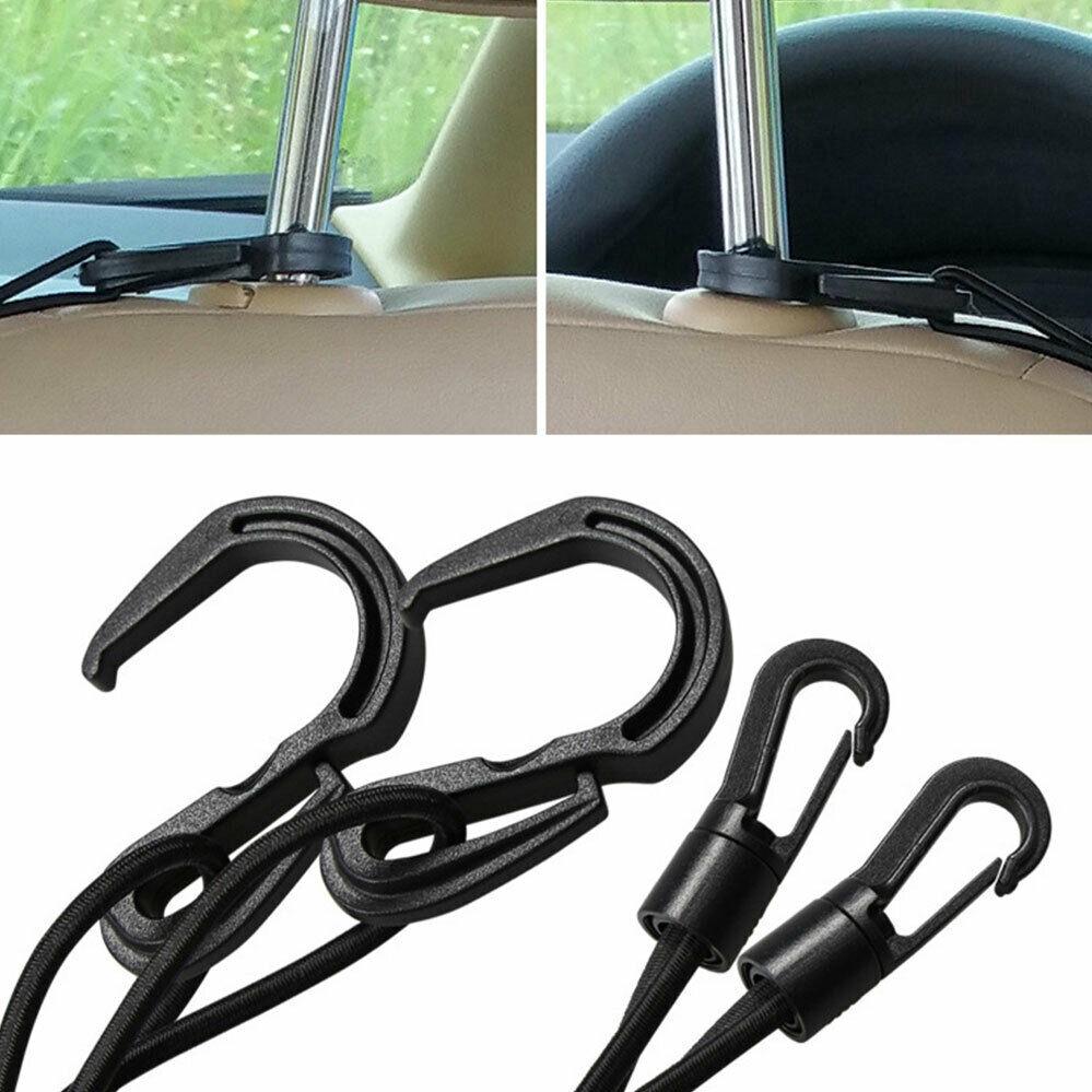 Túi Lưới Đựng Đồ 2 Ngăn Treo Sau Ghế Xe Hơi Tiện Dụng