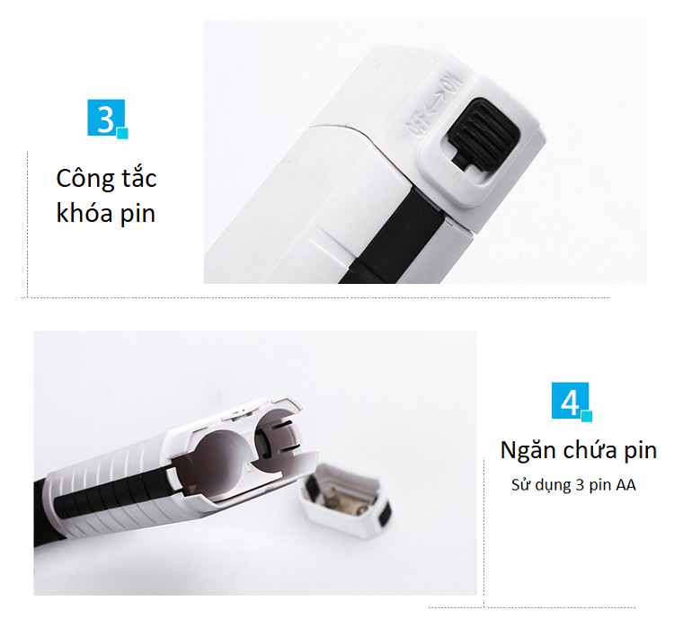Kính lúp cầm tay phóng đại 10 lần có đèn V2-MG80138B
