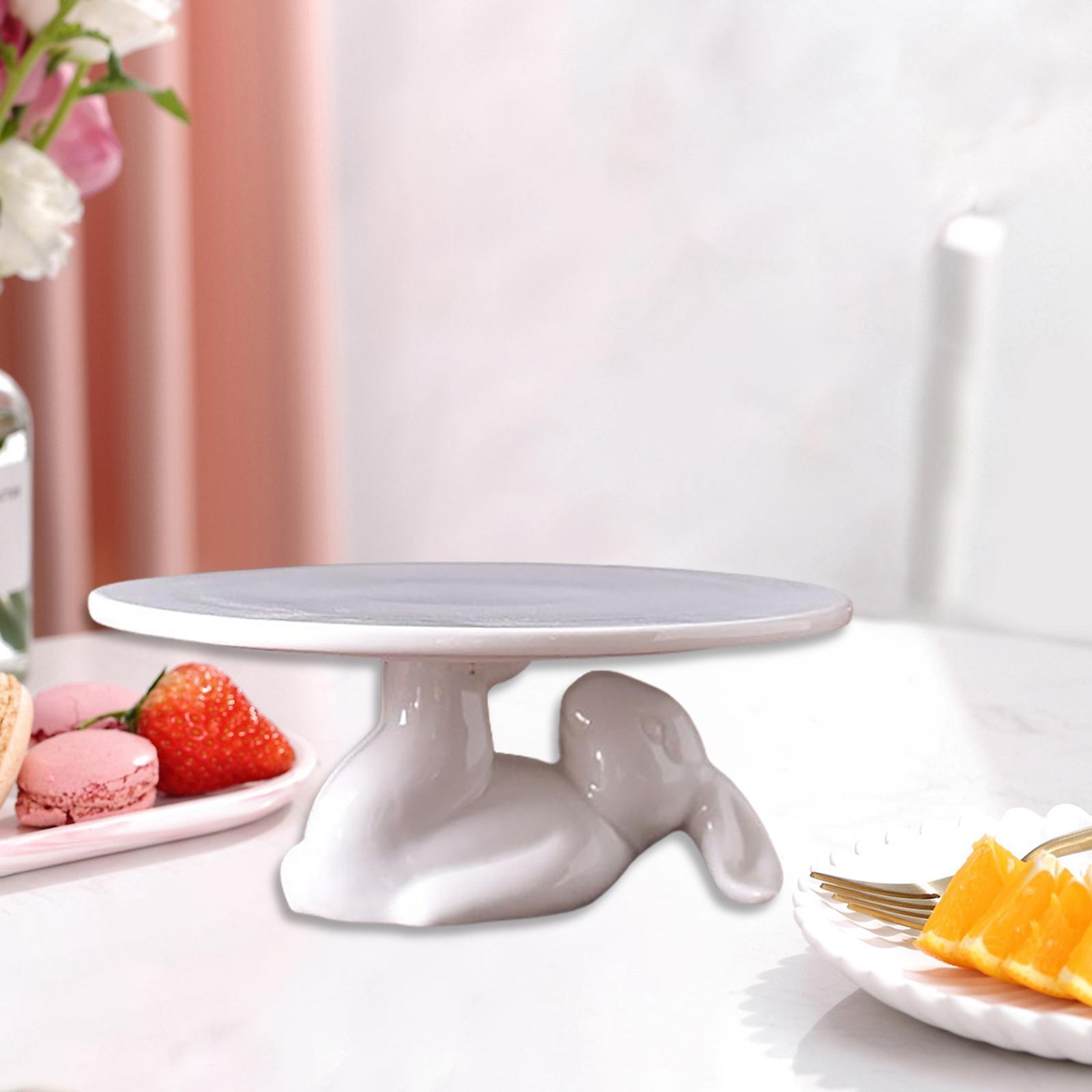 Ceramic Cake Stand Cupcake Display Tray Desktop for Home Decorating Tools