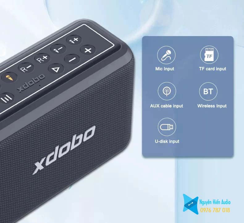 Loa nghe nhạc và hát karaoke di động Xdobo X8pro 120W Bluetooth 5.2 hàng chính hãng