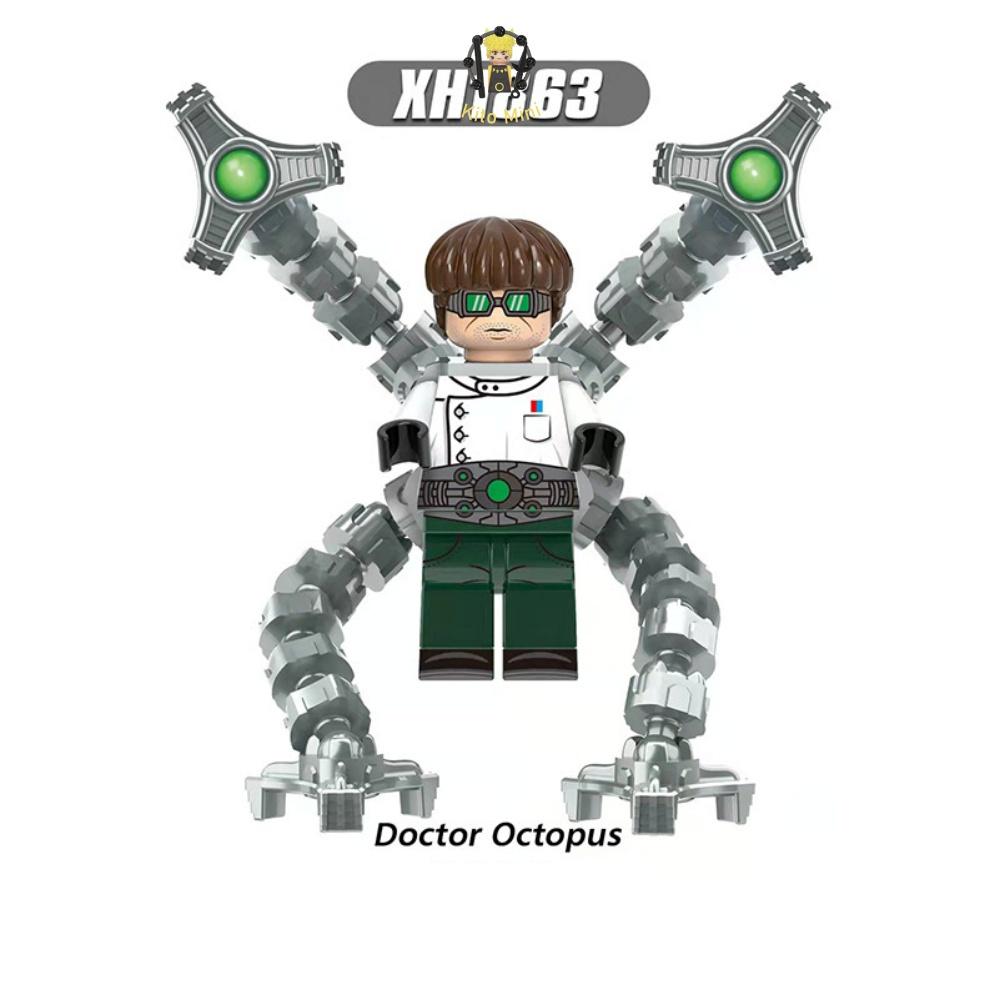 Minifigures Xếp Hình Lắp Ráp Người Nhện Marvel Doctor Octopus Không Còn Nhà XH1833 - 63