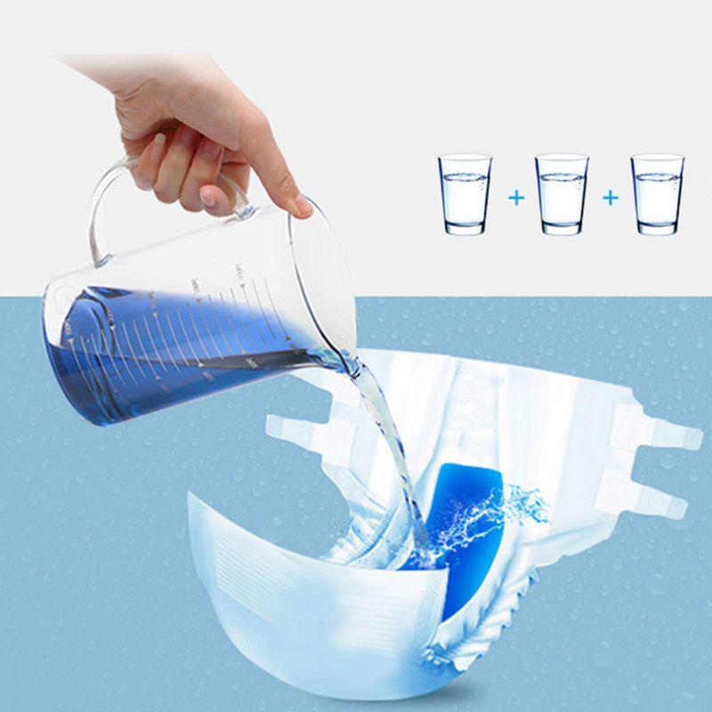 10 Cái/gói 26-32 Inch L Kích Thước Lớn Dùng Một Lần Tã Người Lớn Bên Chống Rò Rỉ Có Thể Điều Chỉnh Người Cao Tuổi Quần Lót Thấm Hút Incontin