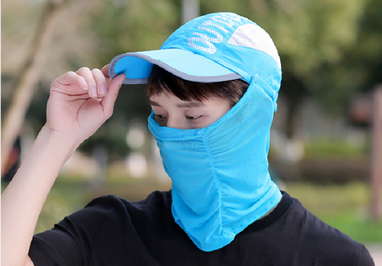Nón chống nắng chống uv cho nam kèm khẩu trang 360 độ, mũ chống nắng nam cao cấp
