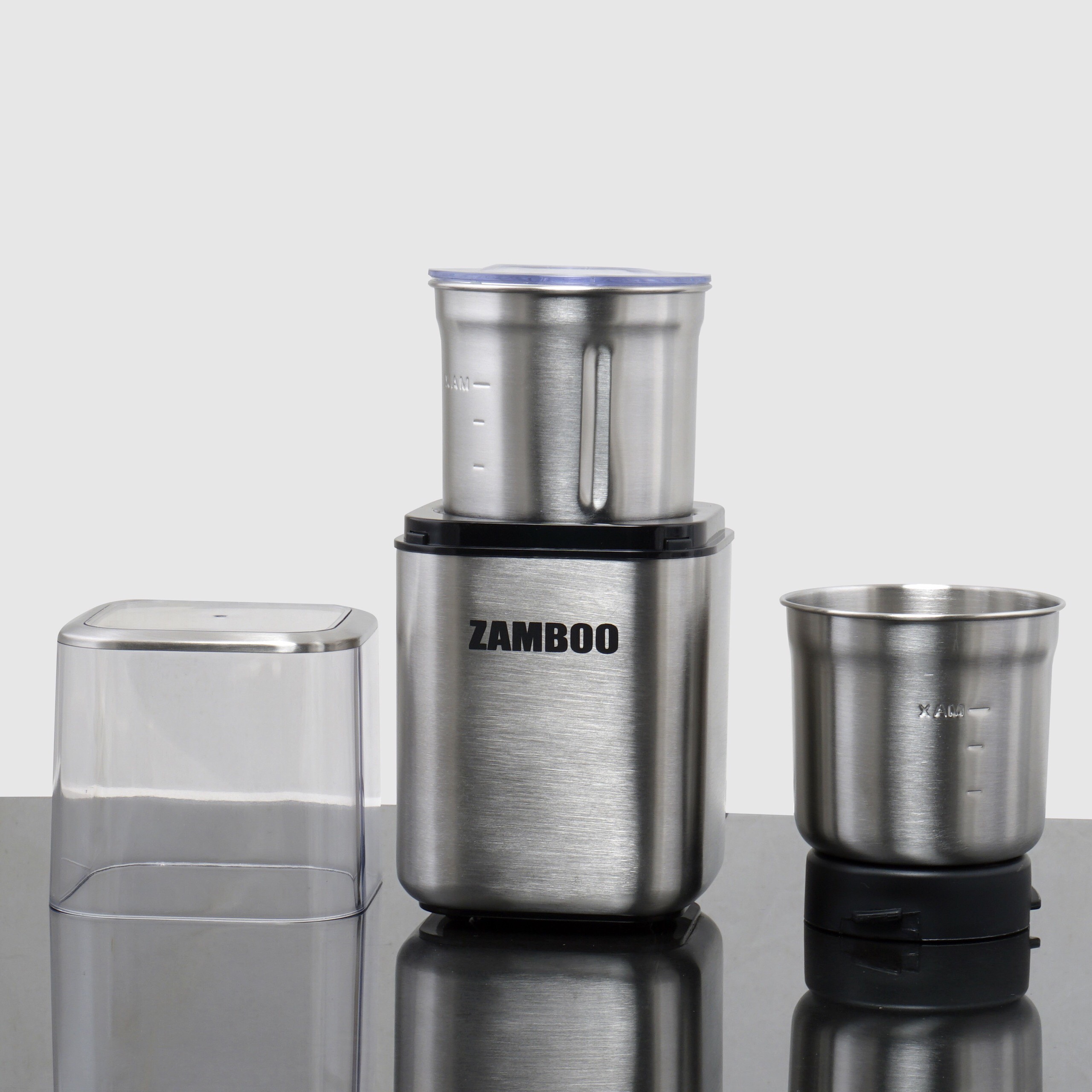 Máy xay 2 trong 1, xay khô và xay ướt Zamboo ZB-200GRC - Hàng Chính Hãng