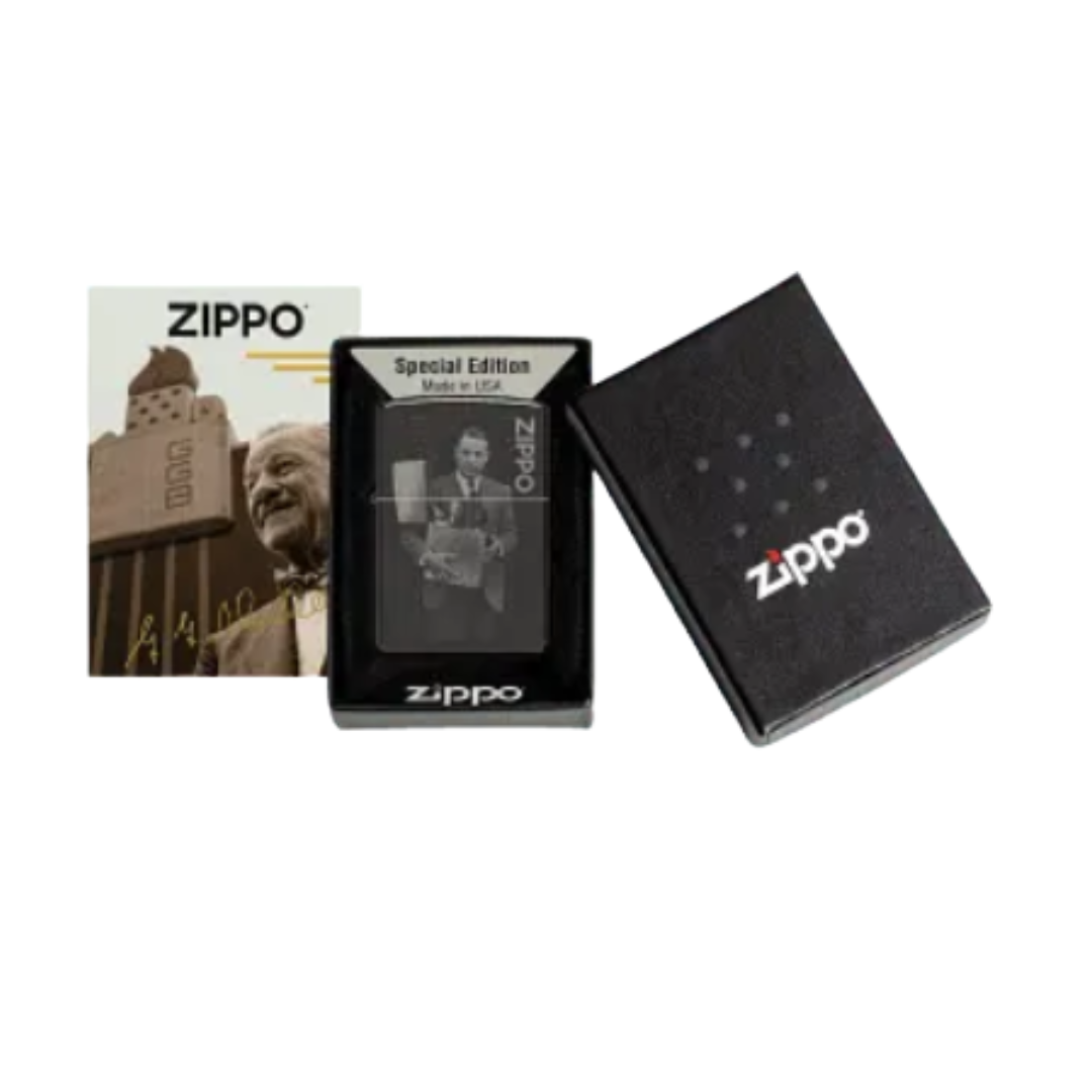 Zippo Founder’s Day High Polish Black – Bật Lửa Kỷ Niệm Nhà Sáng Lập, Phiên Bản Sưu Tầm Cao Cấp