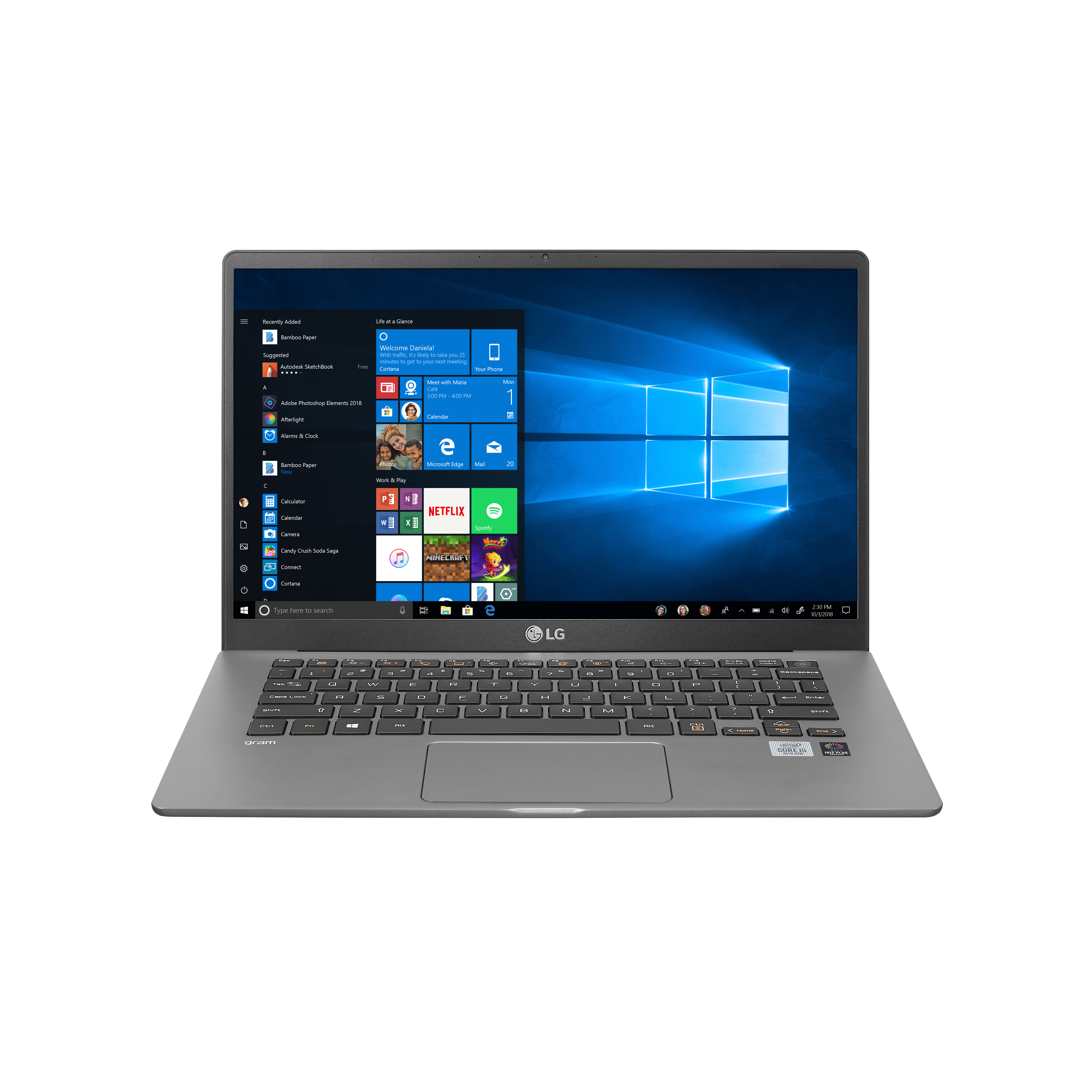 Laptop LG Gram 2020 14ZD90N-V.AX55A5 (Core i5-1035G7/ 8GB/ 512GB NVMe/ 14 FHD IPS/ NonOS) - Hàng Chính Hãng