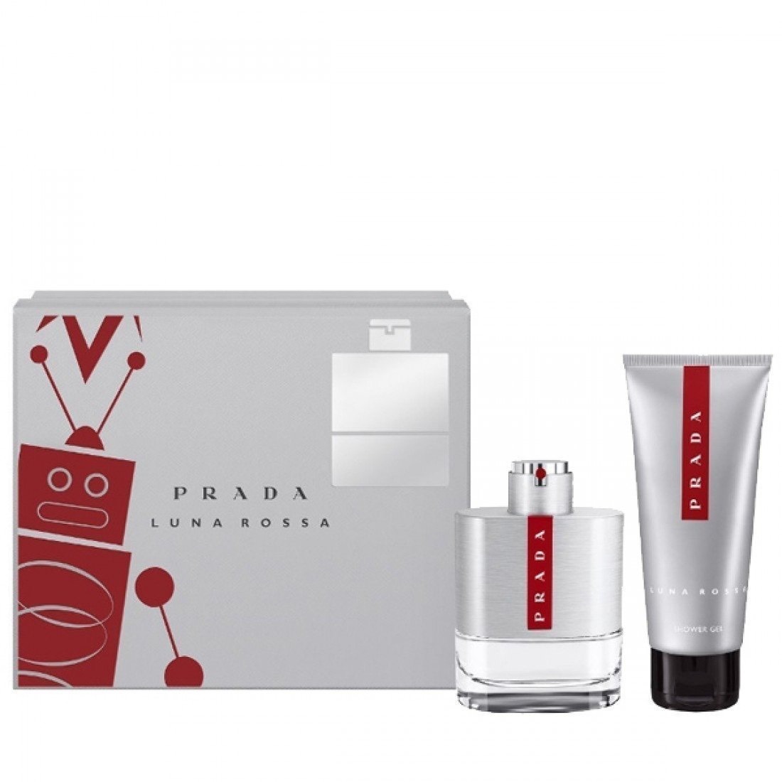 Bộ Set nước hoa Nam Prada Luna Rossa Gift Set Edt 100Ml + Shower Gel 100Ml