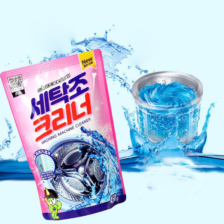 Bột tẩy vệ sinh lồng máy giặt Sandokkaebi Hàn Quốc 450g