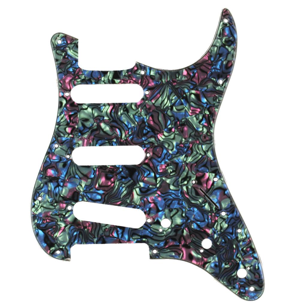 3ply Pickguard 11 Lỗ Đàn Guitar Scratchplate cho Guitar Điện SSS-Quốc Tế