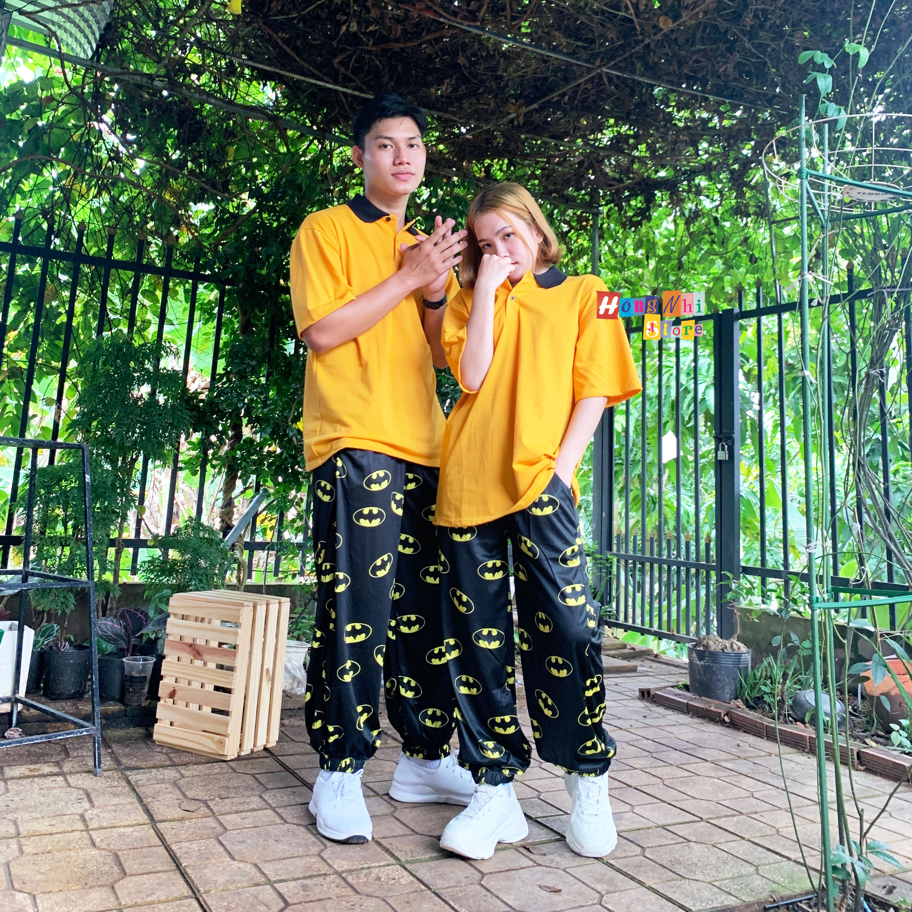 Quần Hoạt Hình Dài Bo Lai Batman Cartoon Pant V2 Oversize Ulzzang Unisex - MM - M