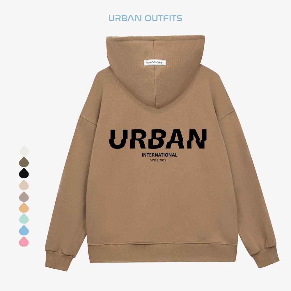 Áo Hoodie Form Rộng URBAN OUTFITS Kiểu In Hình HOO101 ver 2.0 Thun Cotton Frech Terry 350GSM Local Brand