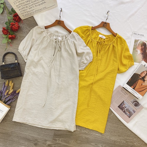 Đầm Suông Cổ V Nữ _Kiểu dáng Thoải Mái,Xinh Xắn OLEVI