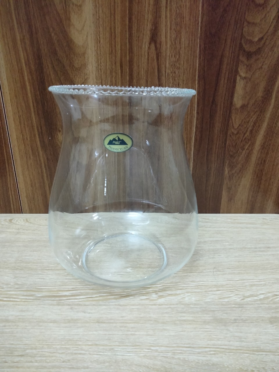 Bình thủy tinh cắm hóa độc lạ hình trụ size to