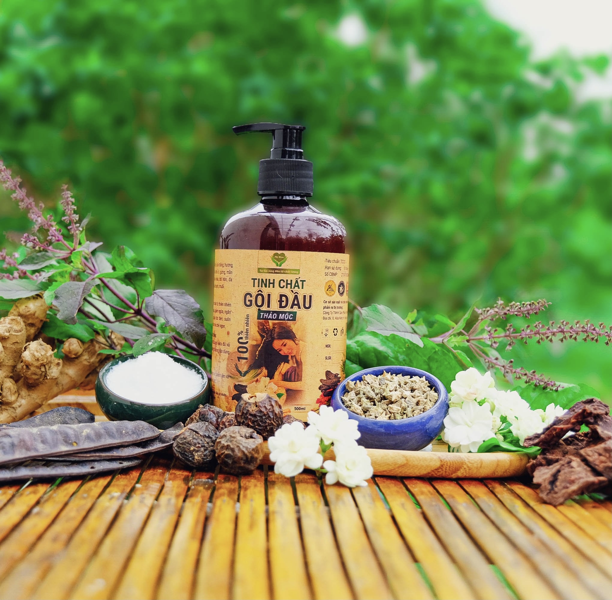 TINH CHẤT GỘI ĐẦU THẢO MỘC MẸ KEN-CHAI 500ML