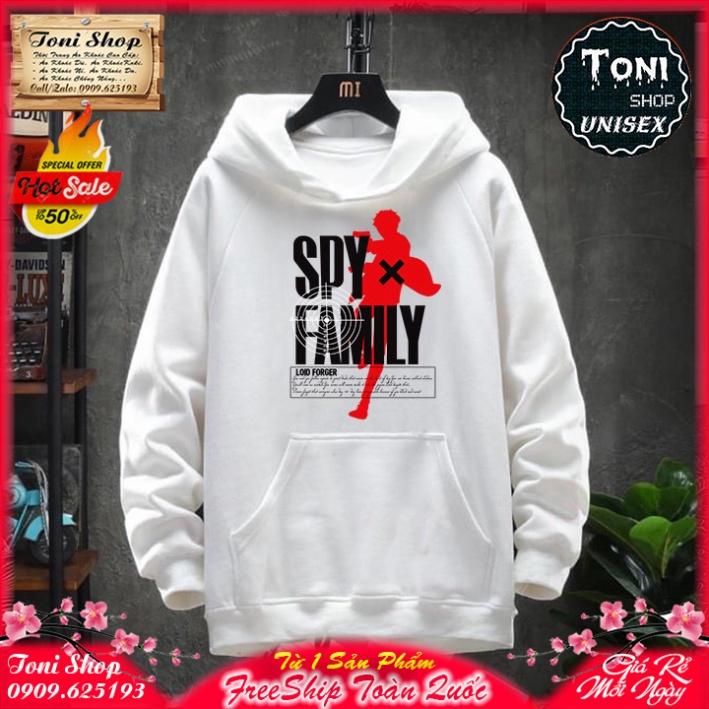 ÁO HOODIE SPYxFAMILY - In Pet Siêu Bền Siêu Đẹp - Full Size Full Màu (HD6800 - Kèm Ảnh Thật) (TONI SHOP)