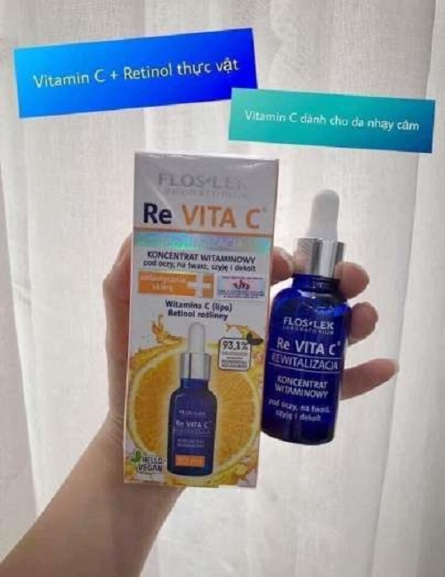 Serum Dưỡng Sáng, Trẻ Hóa Da Floslek Re Vita C Rewitalizacja 30ml